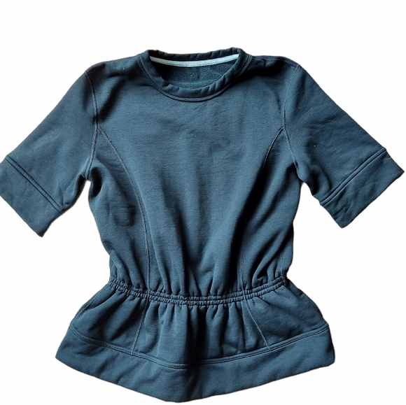 Lululemon black peblum top sweater - Picture 10 of 12